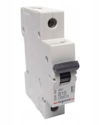 RX3 WYŁĄCZNIK NADPRĄDOWY B 10A 1P 1M 6KA 419134