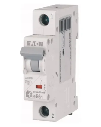 EATON WYŁĄCZNIK NADPRĄDOWY B 6A 1 BIEGUN HN-B6/1 194818