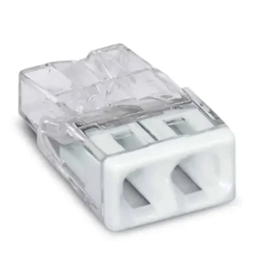 WAGO SZYBKOZŁĄCZKA 2X 2.5 PRZEZROCZYSTY/ BIAŁY 2273-202 100szt