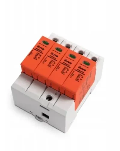 OP30 OGRANICZNIK PRZEPIĘĆ T1+T2 B+C 4P 4M 30/60KA 1.5KV TN-S AM-121000-01