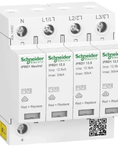IPRD1 OGRANICZNIK PRZEPIĘĆ T1+T2 B+C 3P+N 4M 12.5KA 12.5R ACTI 9 A9L16482